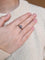 Bague 52 Bague or jaune saphir diamants 58 Facettes