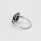 Bague 59 Bague Art Déco en or blanc, saphir et diamants 58 Facettes MB8