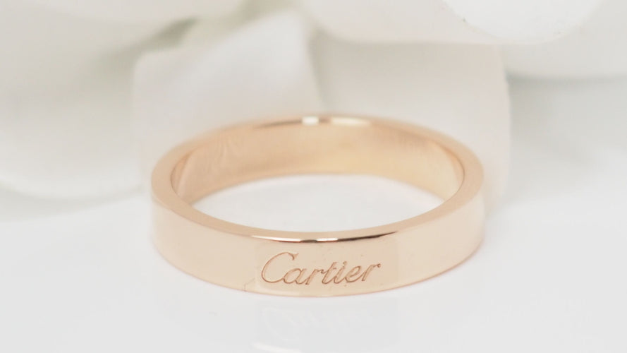 Bague 60 Alliance C de Cartier en or rose 58 Facettes 32517