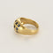 Bague 59,5 Bague jonc en or jaune et saphirs calibrés 58 Facettes MONTE0238