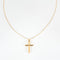 Pendentif Pendentif croix chaîne maille or jaune 58 Facettes