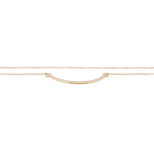 Collier Collier Tiffany & Co., "Tiffany T Smile", or jaune. 58 Facettes 35120