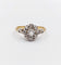 Bague 52.5 Bague marguerite victorienne or jaune, diamants taille rose (circa 1890) 58 Facettes A06138