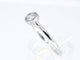 Bague Bague en or blanc avec un diamant taille brillant 58 Facettes 2088