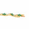 Bracelet Bracelet  Or jaune, Or blanc Emeraude, Diamant 58 Facettes 4292749CN