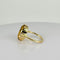 Bague Bague solitaire citrine ovale facettée en or jaune 14k 58 Facettes 2511012