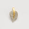Boucles d'oreilles Demi parure, or jaune et or gris, et diamants 58 Facettes 440/1