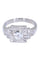 Bague 56 Bague platine art-déco diamants 58 Facettes 089681