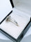 Bague 53 Bague marquise or gris, émeraude, diamant 58 Facettes