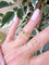 Bague 53.5 Bague Péridot en solitaire Or Jaune 18 K 58 Facettes AA 1667