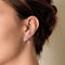 Boucles d'oreilles Boucles d'oreilles Dormeuses Art-Déco or et diamants 58 Facettes B240305