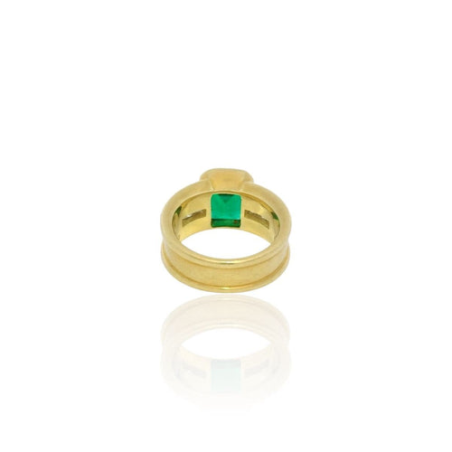 Bague 51 Bague émeraude et diamant de Zambie de 6,65 carats 58 Facettes
