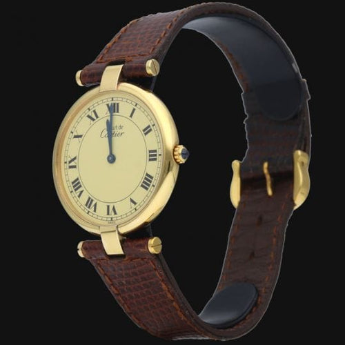 Montre Cartier Montre Must De Cartier Vermeil 58 Facettes MT43105
