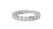 Bague 48 Alliance tour complet en or blanc et diamants 58 Facettes 30686