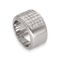 Bague 55 Bague imposante en or gris 18K - 2,00 Cts de diamants brillants G-VS - 37 g - Taille 55 58 Facettes FB09753