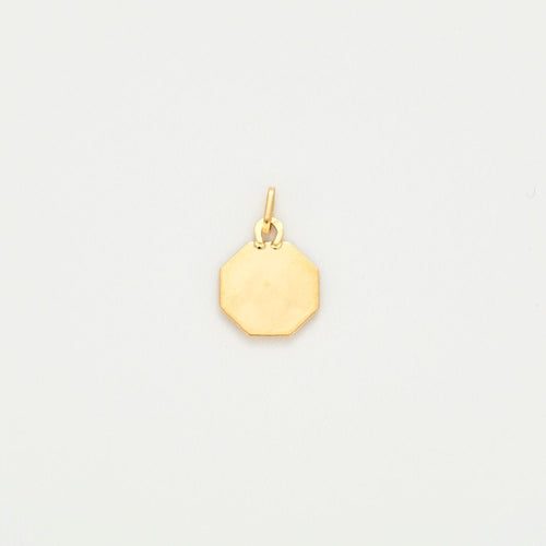 Pendentif Augis-Médaille d'amour hexagonale 58 Facettes