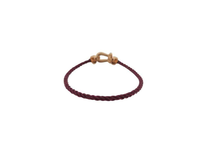 Bracelet bracelet FRED force 10 mm 0b0156 t15 rubis saphir or rose 18 carats 58 Facettes 269168