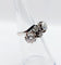 Bague 53 Bague toi et moi art déco en or blanc et diamants 58 Facettes A05504