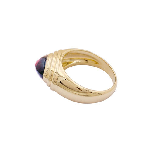 Bague 53 Bague Boucheron, "Jaïpur", or jaune, grenat. 58 Facettes 35022