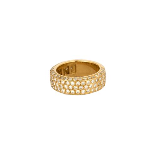 Bague 55 Demie alliance diamants 58 Facettes