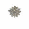 Bague 54 Bague ancienne en or blanc 18 carats et diamants 58 Facettes