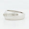 Bague 46 BAGUE EN OR BLANC 18 CARATS 58 Facettes REF 11065/08