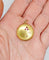 Pendentif Pendentif porte-photo antique fleur en or 18k avec diamant et rubis vers 1910 58 Facettes A06431