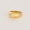 Bague 55.5 Bague jonc or jaune et diamant 58 Facettes THI01753