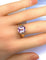 Bague 56 Bague en or rose améthyste rose 58 Facettes AB414