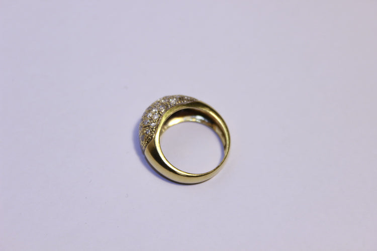 Bague 52 Bague Or Diamants 58 Facettes