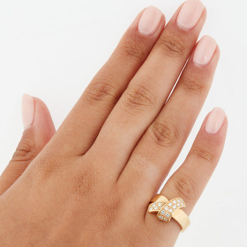 Bague Bague Or Jaune - Diamants 58 Facettes RÉF 6154/12