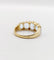 Bague 56 Bague jarretière vintage or jaune 18k topazes et diamants (circa 1980) 58 Facettes A05994