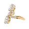 Bague 51 Bague Toi & moi Or jaune, Platine Diamant 58 Facettes 3853105CN