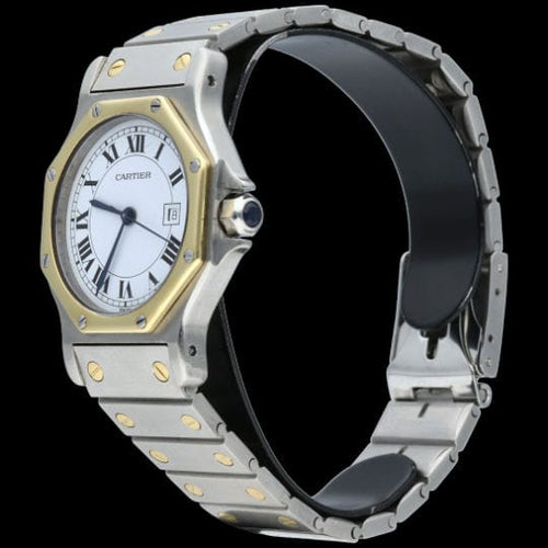 Montre Cartier Montre Santos Octagon 58 Facettes MT42877