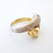 Bague 58.5 Bague féline panthères - Diamants - unisexe - Or 18 K 58 Facettes AA 1715