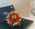 Broche Broche or jaune Corail de Sardaigne, années 50. 58 Facettes 185718