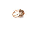 Bague 54 Bague cocktail or jaune 750 mil et citrine 58 Facettes
