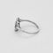 Bague 55 Bague style Art Déco en or gris et diamants 58 Facettes CHA1154
