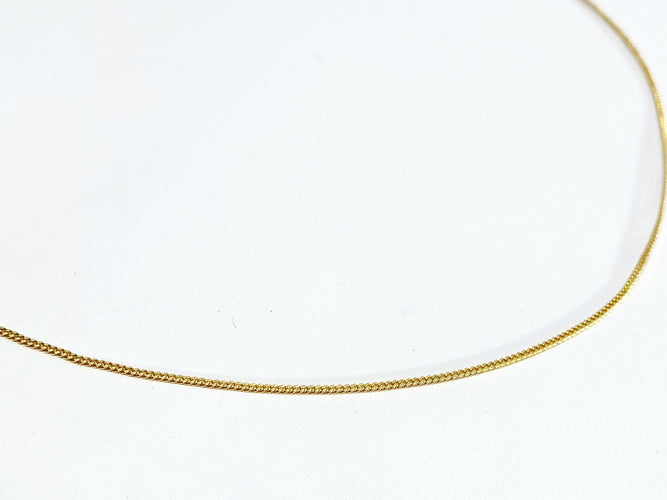 Collier Chaine Or jaune Maille Gourmette 58 Facettes