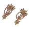 Boucles d'oreilles Boucles d'oreilles pendantes rétro vintage des années 1950 avec diamants et rubis 58 Facettes 23026-0041