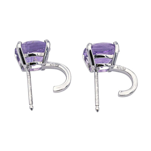 Boucles d'oreilles Mauboussin Boucles d'oreilles Petit visage d'amour  Or blanc Améthyste, Diamant 58 Facettes 4157393RV