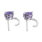 Boucles d'oreilles Mauboussin Boucles d'oreilles Petit visage d'amour  Or blanc Améthyste, Diamant 58 Facettes 4157393RV