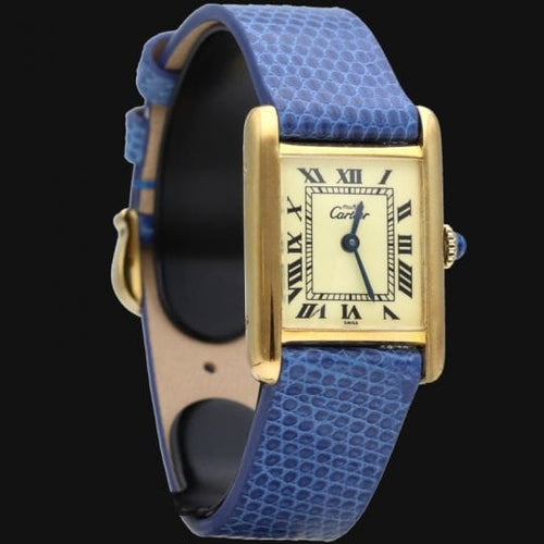 Montre Cartier Montre Tank Vermeil 58 Facettes MT43325