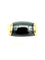 Bague 55 BVLGARI. Collection "Tronchetto", bague en or jaune et hématite 58 Facettes