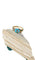 Bague Bague fleur ancienne turquoises et diamant 58 Facettes
