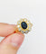 Bague 58 Bague marguerite art déco or saphir et diamants 58 Facettes A03969