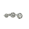 Boucles d'oreilles Paire de Boucles d’oreilles Or blanc et Diamants - Année 1940 58 Facettes 1.0000796/1