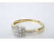 Bague Bague entourage en or avec diamants 58 Facettes 2106