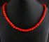 Collier Collier De Perles De Corail Ancien Facettées, Fermoir Or 58 Facettes
