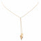 Collier Ginette NY Collier Négligé Mrs Joe Mini Lariat Or rose 58 Facettes 2678596CN